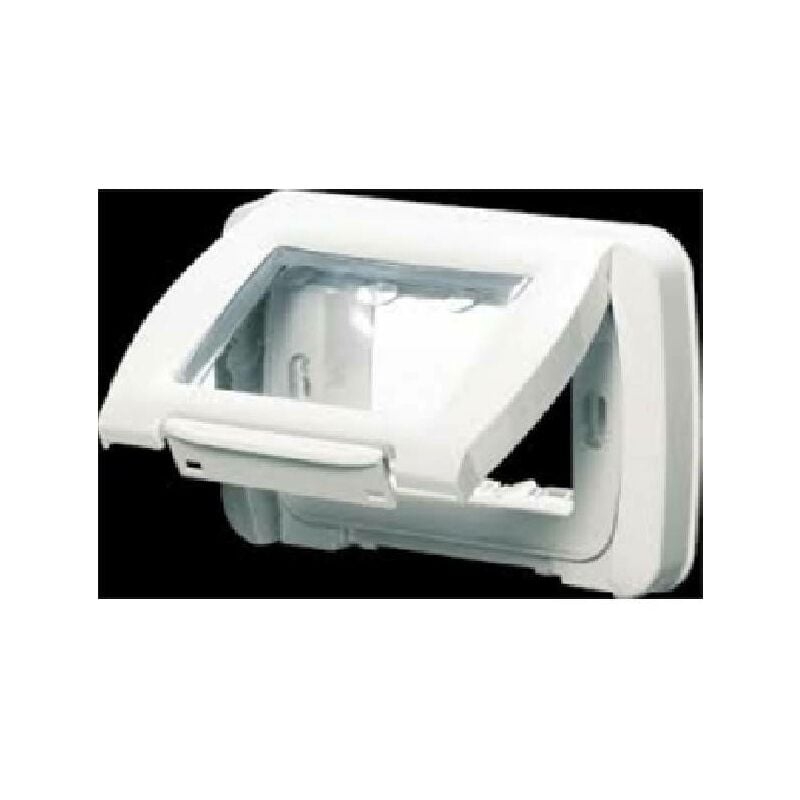 foto del prodotto gewiss system placca stagna autoportante ip55 4 posti colore bianco gw22461