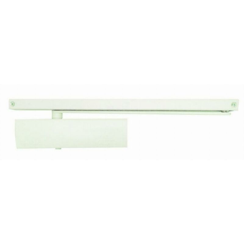 foto del prodotto geze ts chiudiporta in legno forza 3 fisso cremagliera ellittica bianco 131188