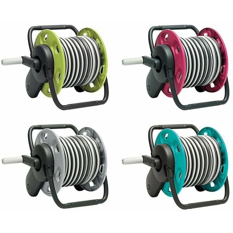 foto del prodotto gf avvolgitubo acqua giardino portatile 15mt lancia mini concept ready garden colore verde