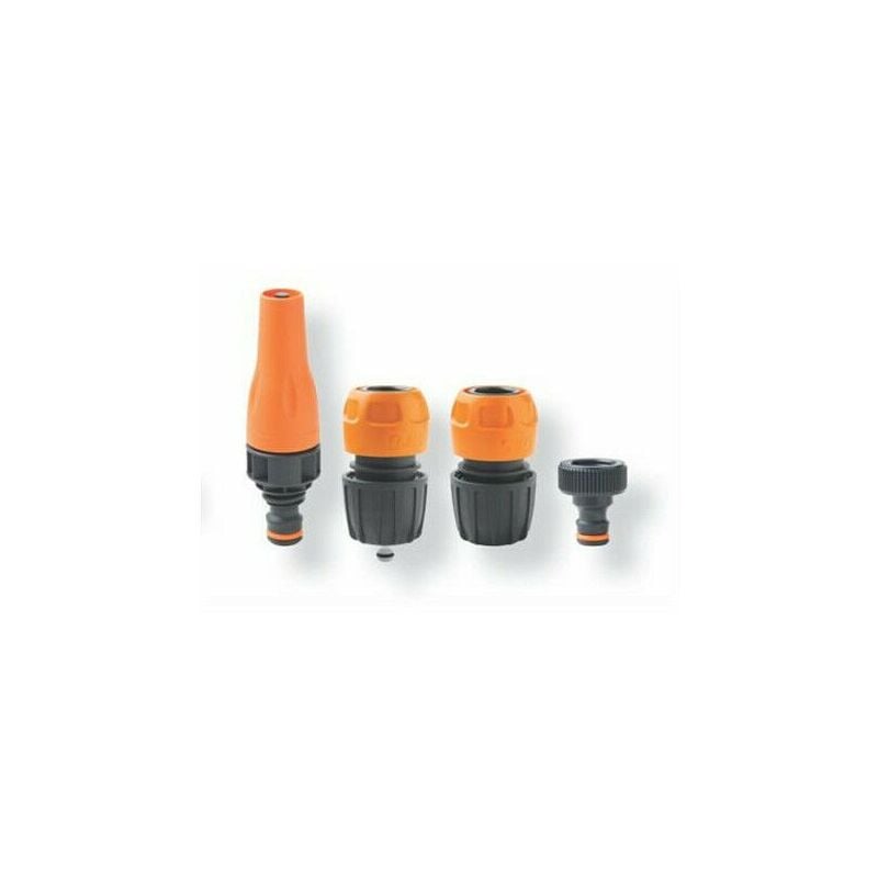 foto del prodotto gf garden kit lancia giardino 2 raccordi portagomma universali rubinetto attacco rapido