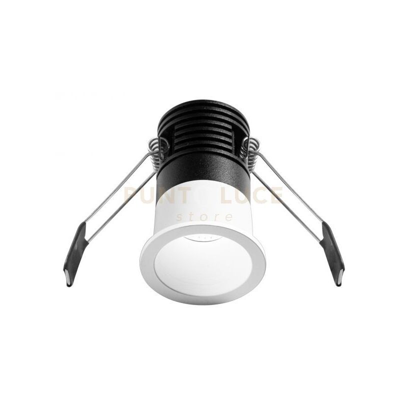 foto del prodotto gfa1110c faretto ad incasso ottica rientrata a led 3000k 400lm 5w d.4cm bianco