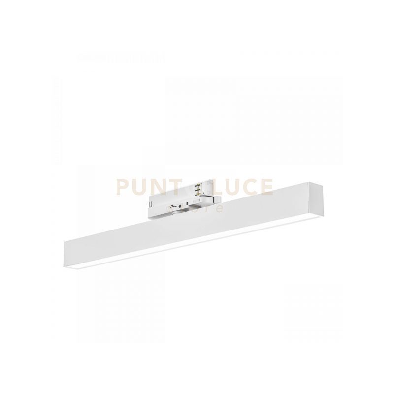 foto del prodotto gfa1240c reglette binario a led 3000k 2500lm 28w con rotazione colore bianco 60,5cm