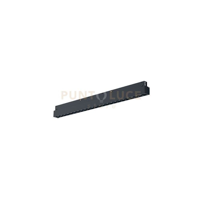 foto del prodotto gfa1291 modulo led antiabbagliamento per binario doppia accensione ad incastro magnetico per binario 48v 3000k 2012lm 24w 46,2cm nero