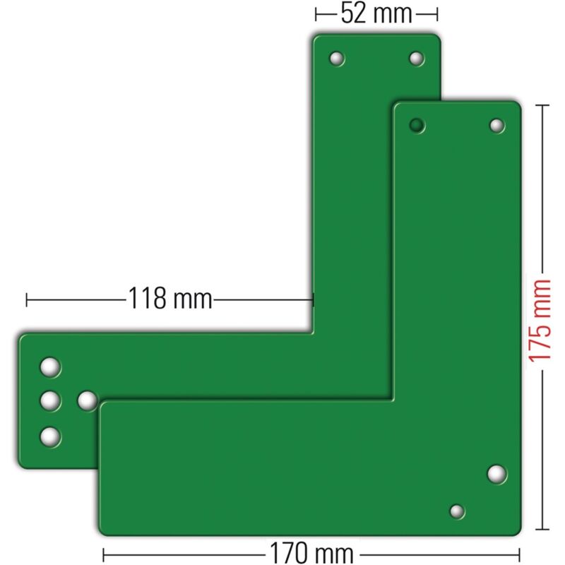 foto del prodotto gfs plaque de montage 901 991 470 mont.an glt eh barri re de porte gauche droite l175xl170mm