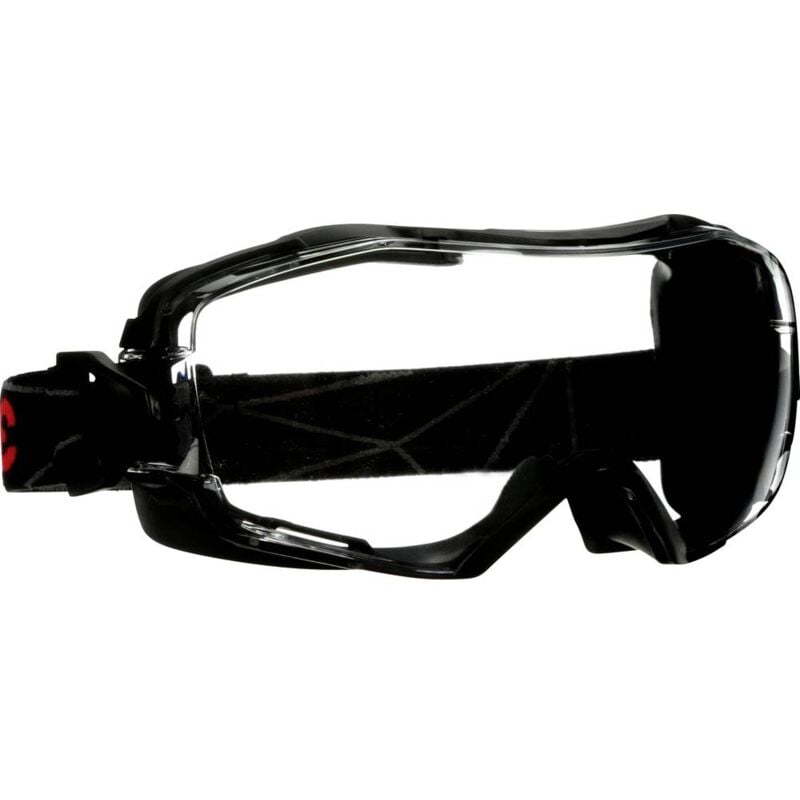 foto del prodotto gg6001sgaf blk occhiali a mascherina antiappannante, con protezione antigraffio nero en 166, en 170 din 166, din 170 3m