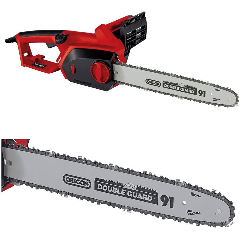 foto del prodotto gh ec 1835 elettrosega 230 240 v, 1800 w, barra oregon 35,6 cm, taglio 32,5 cm, velocit catena 13,5 m sec., serbatoio olio catena 160 ml, incl.