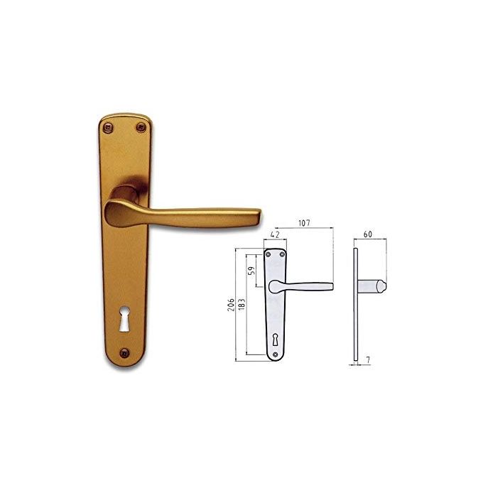 foto del prodotto ghidini 40008850453 maniglia alox gabry q8 yale