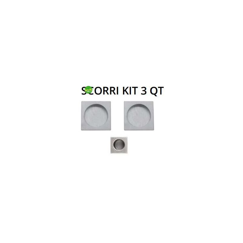 foto del prodotto ghidini kit per porte a scorrimento qt cieco cromo lucido