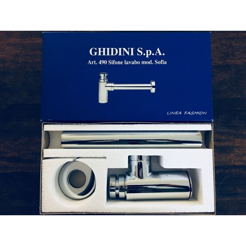 foto del prodotto ghidini sifone per lavabo a bottiglia da 11 4 lusso sofia bagno ricambi