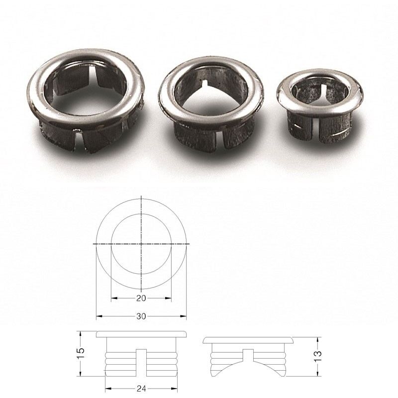 foto del prodotto ghiera abs cromata 24 mm 453600ac24