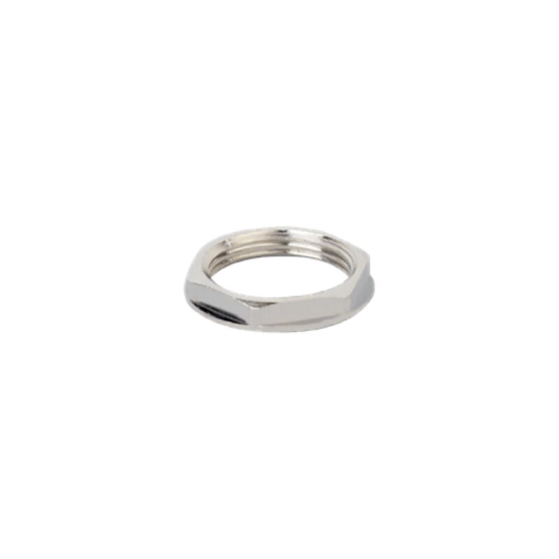 foto del prodotto ghiera dkc europe m32x1.5 ottone nichelato 6006 32a