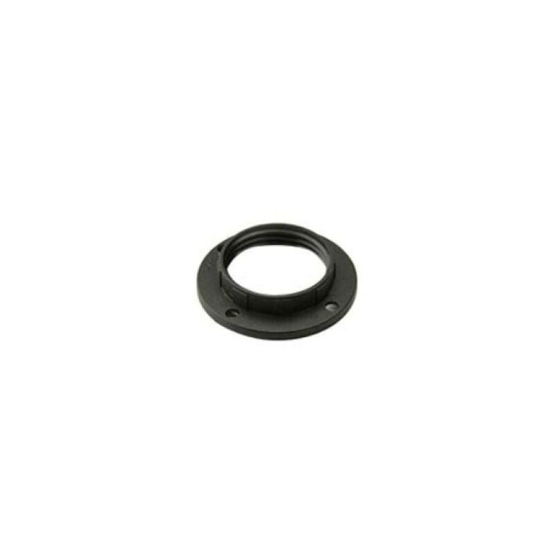 foto del prodotto ghiera filettata fai attacco e14 42x15 mm nero 0235 n