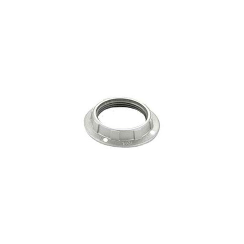 foto del prodotto ghiera filettata fai attacco e27 50x11 mm argento 0231 arg