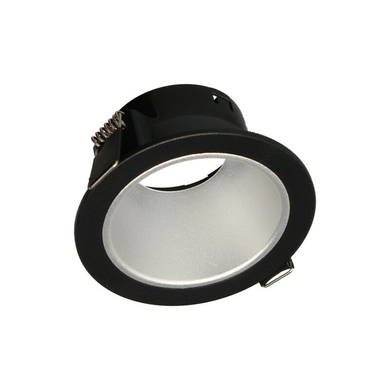 foto del prodotto ghiera fissa naxos 88 ip20 per lampada 50, black silver arlux lighting