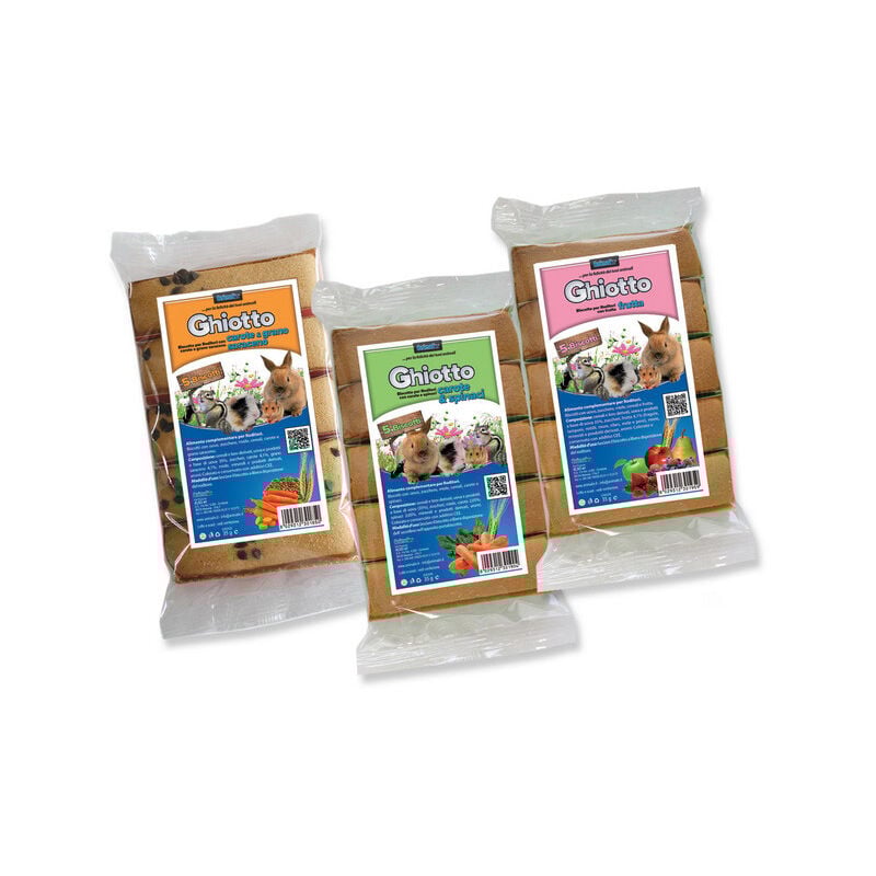 foto del prodotto ghiotto roditori carote e grano saraceno 35gr