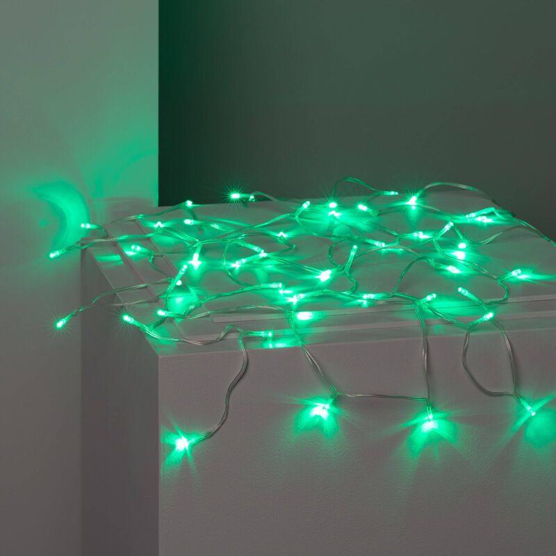 foto del prodotto ghirlanda cavo led per esterni con batteria 5m verde