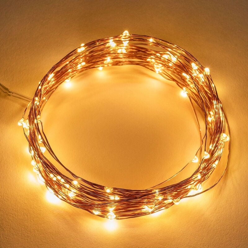 foto del prodotto ghirlanda decorativa led l tt sklum oro rosa