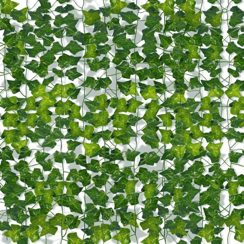 foto del prodotto ghirlanda di edera artificiale 2,1 m di edera finta, edera artificiale per camera da letto, balcone, matrimonio, giardino, decorazione per feste,