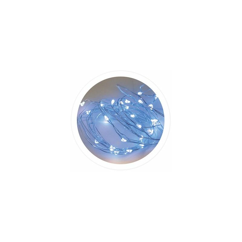 foto del prodotto ghirlanda di fili led 1,9 m 2xaa blu