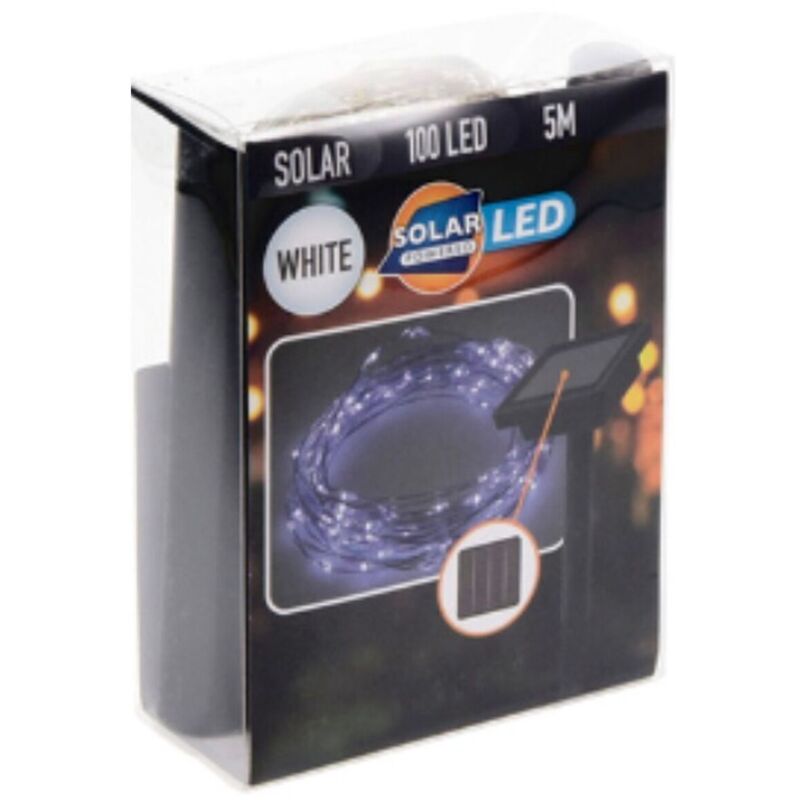 foto del prodotto ghirlanda di luci led lifetime violetta 7 m 2 m solare