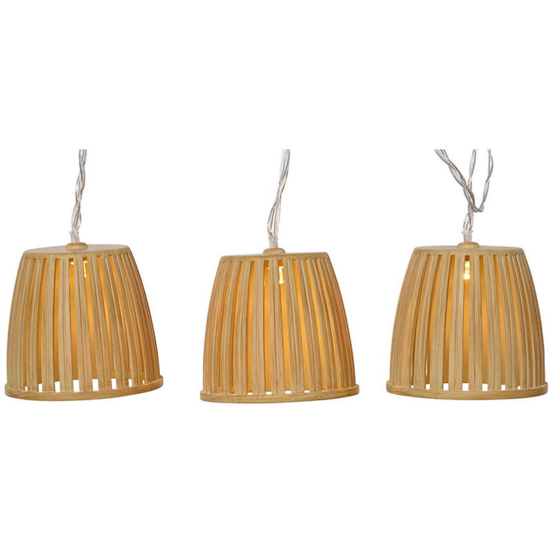 foto del prodotto ghirlanda di luci led lumineo legno 4,5 m led 10 solare