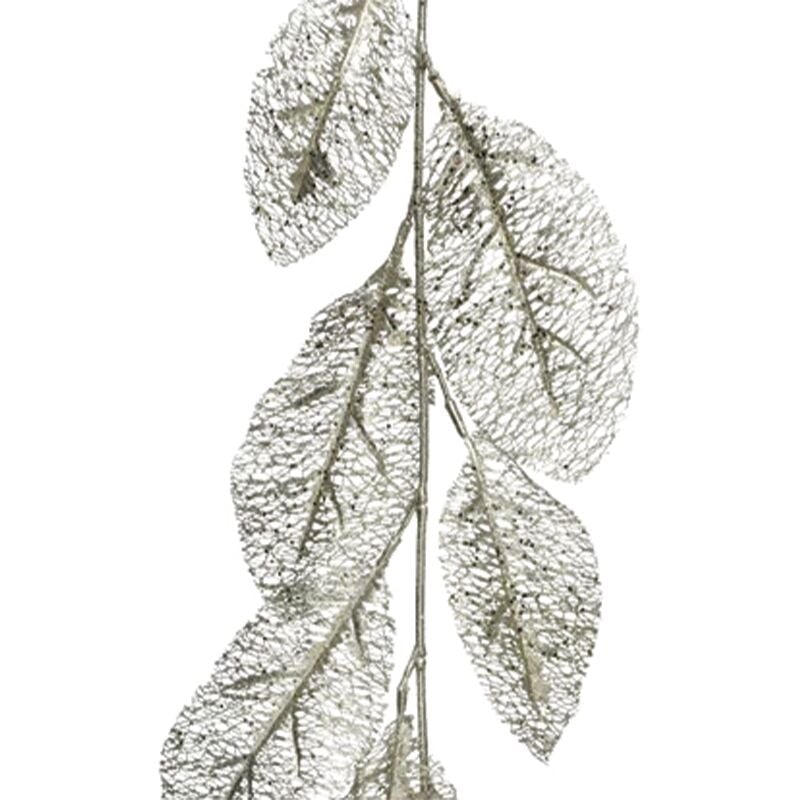foto del prodotto ghirlanda foglie blush champagne h190 cm