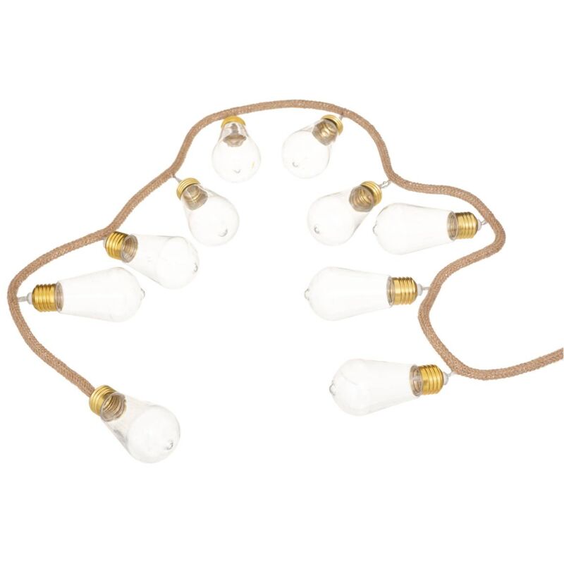 foto del prodotto ghirlanda led 10 palline batteria trasparente l165cm atmosphera cr ateur d int rieur