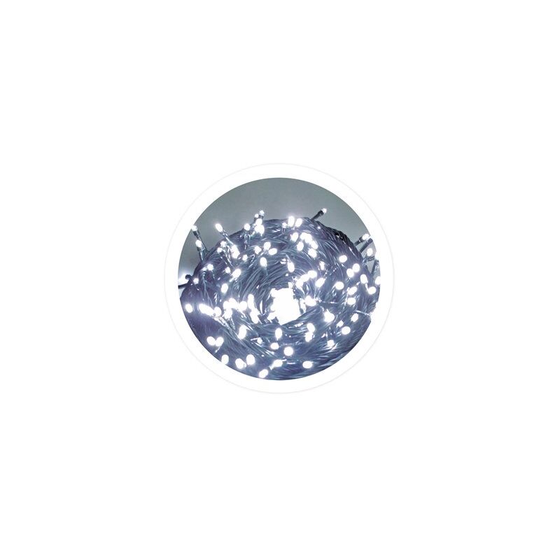 foto del prodotto ghirlanda led 20m 8 funzioni luce fredda