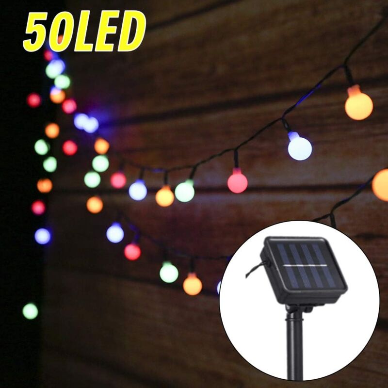 foto del prodotto ghirlanda led multicolore da 7 metri 