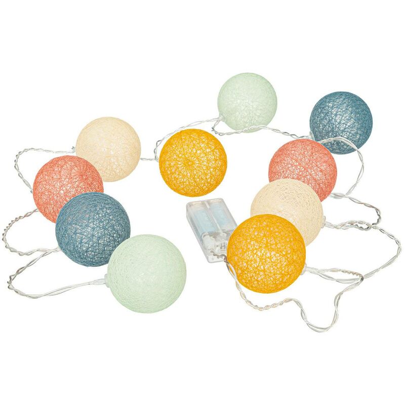 foto del prodotto ghirlanda led oya a 10 sfere l175cm multicolore atmosphera cr ateur d int rieur