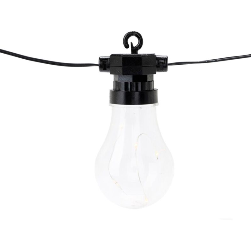 foto del prodotto ghirlanda led per esterni da 8 lampadine daku 6.5m 2700k bianco caldo