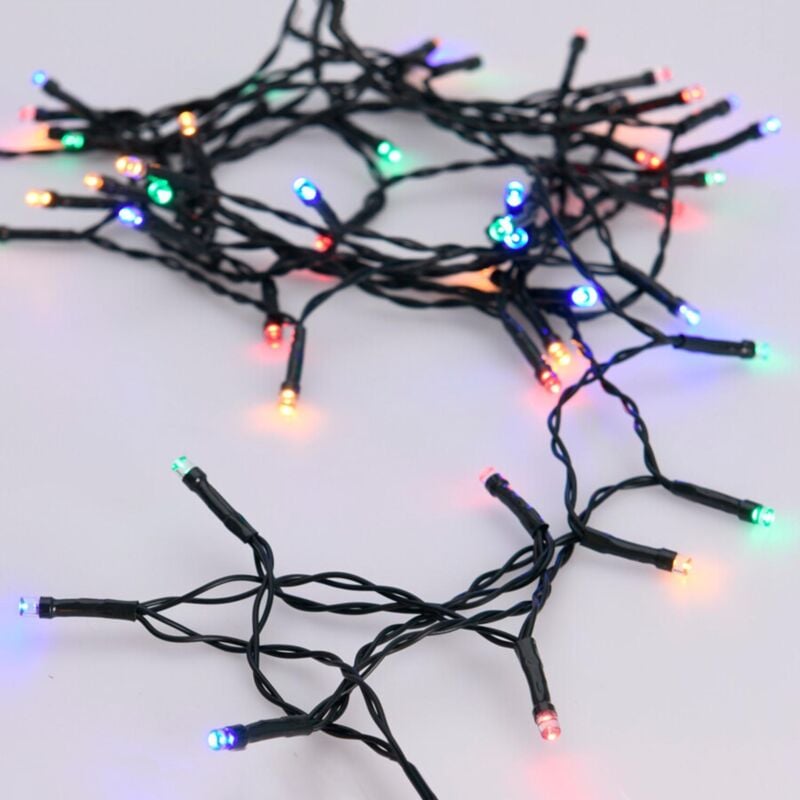 foto del prodotto ghirlanda led solare per esterni rgb kentia 50leds 7m rgb