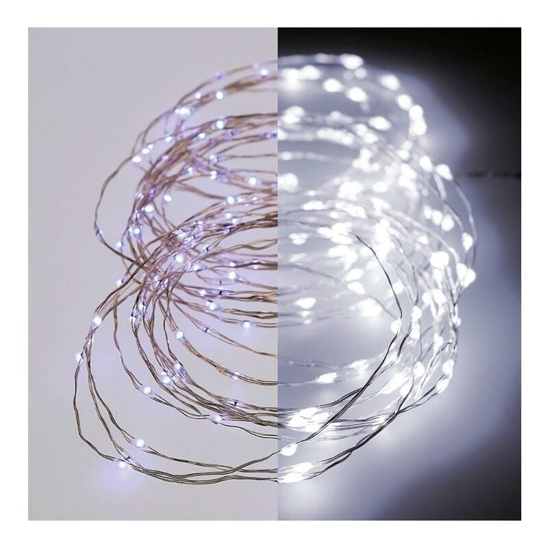 foto del prodotto ghirlanda micro led lampeggiante 14m 180 led luce fredda