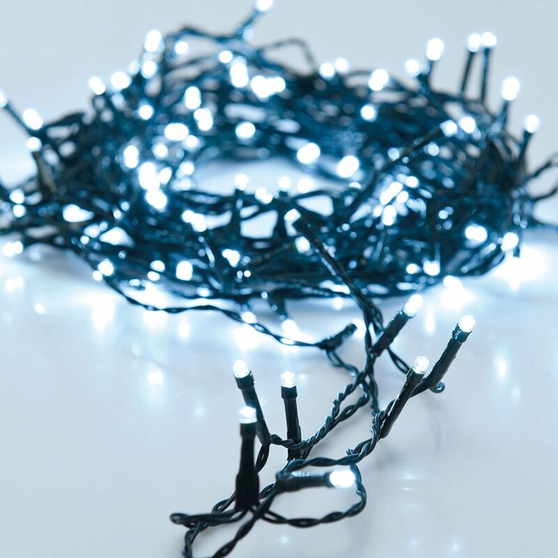 foto del prodotto ghirlanda multifunzionale tipo biancospino 400 led a luce fredda 11m ip44 outdoor 