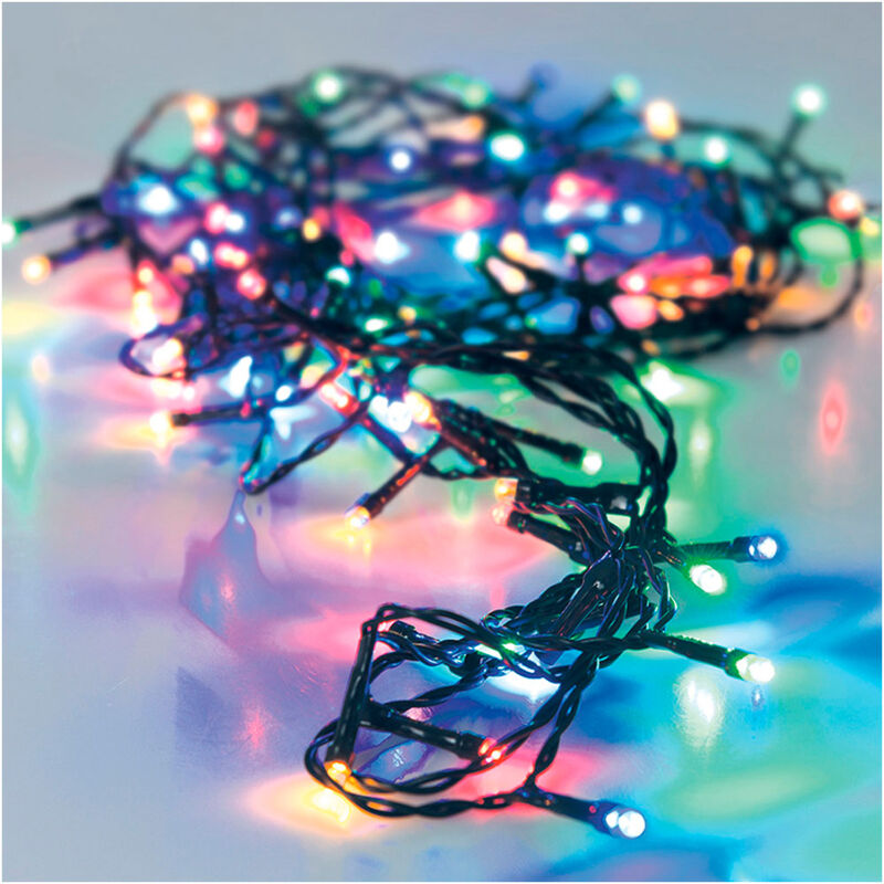 foto del prodotto ghirlanda multifunzione 80 led multicolore 220v 9m ip44