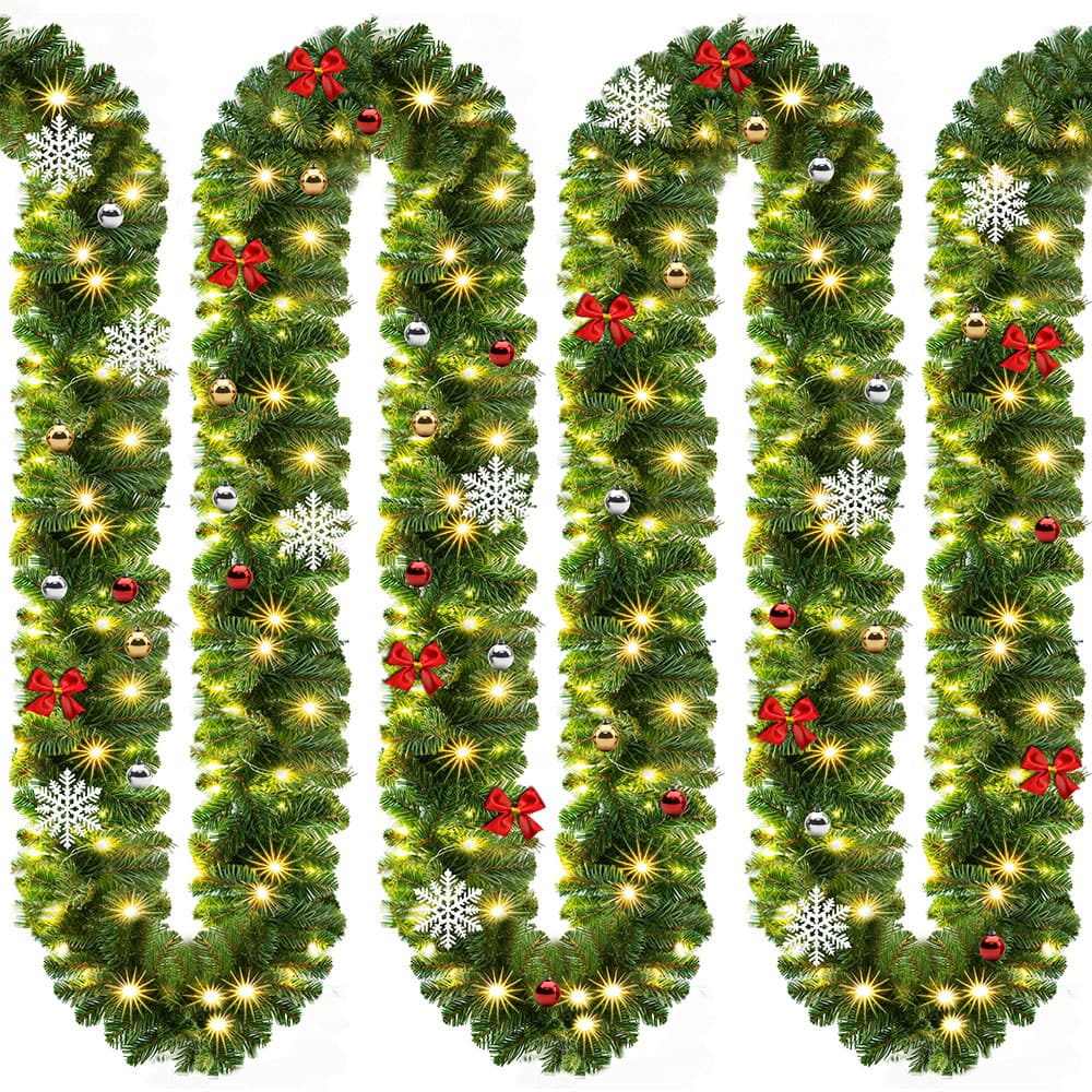 foto del prodotto ghirlanda natalizia 10m 160 led decorazioni