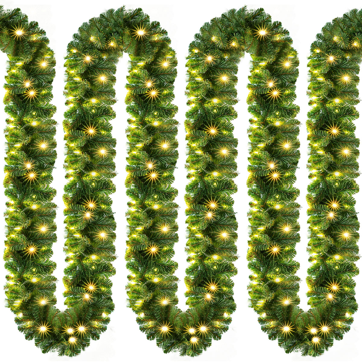 foto del prodotto ghirlanda natalizia 5m 100 led per interni ed esterni