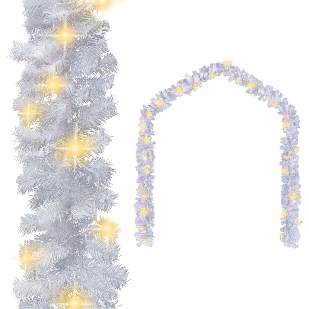 foto del prodotto ghirlanda natalizia con luci a led 10 m bianca cod mxl 70353
