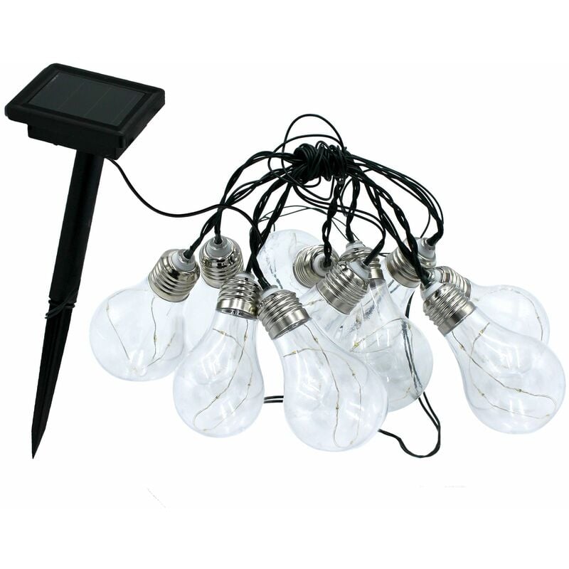 foto del prodotto ghirlanda solare 10 lampadine 3.75m fantasy star solar