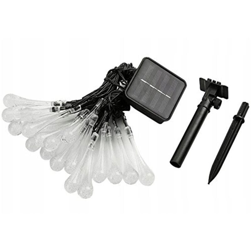 foto del prodotto ghirlanda solare da giardino 7 m, 30 led