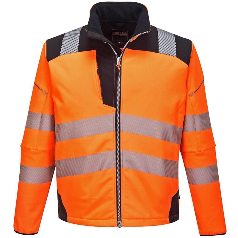 foto del prodotto giacca ad alta visibilit in softshell vision arancione arancio navy 3xl