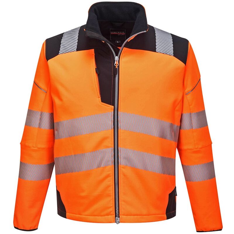 foto del prodotto giacca ad alta visibilit in softshell vision arancione arancio navy m