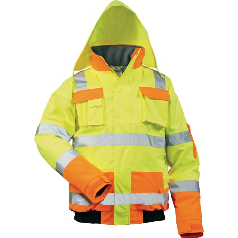 foto del prodotto giacca ad alta visibilit mats taglia 2xl, giallo arancione