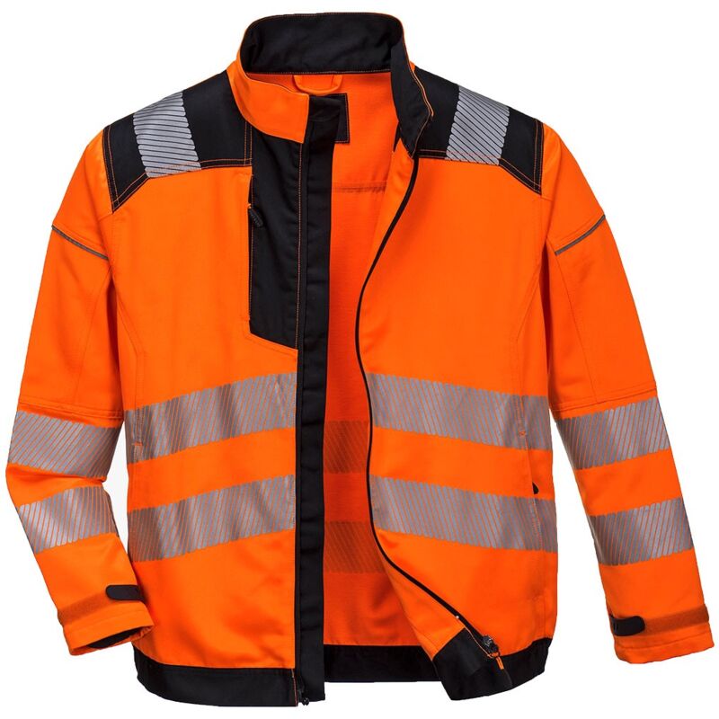 foto del prodotto giacca ad alta visibilita vision arancione arancio navy 2xl