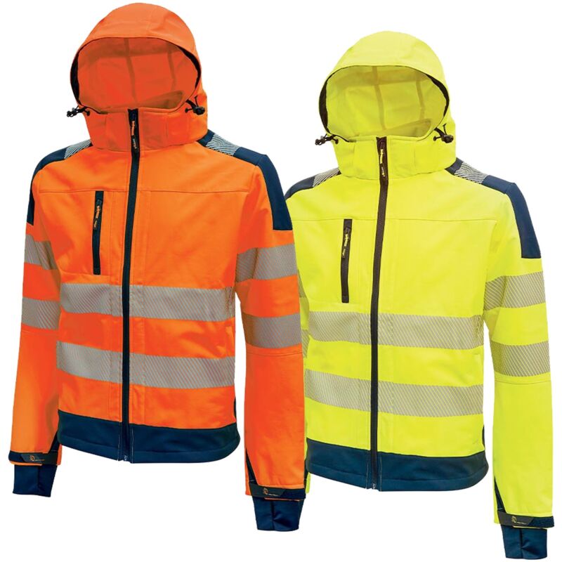 foto del prodotto giacca alta visibilit in softshell upower miky giallo 2xl
