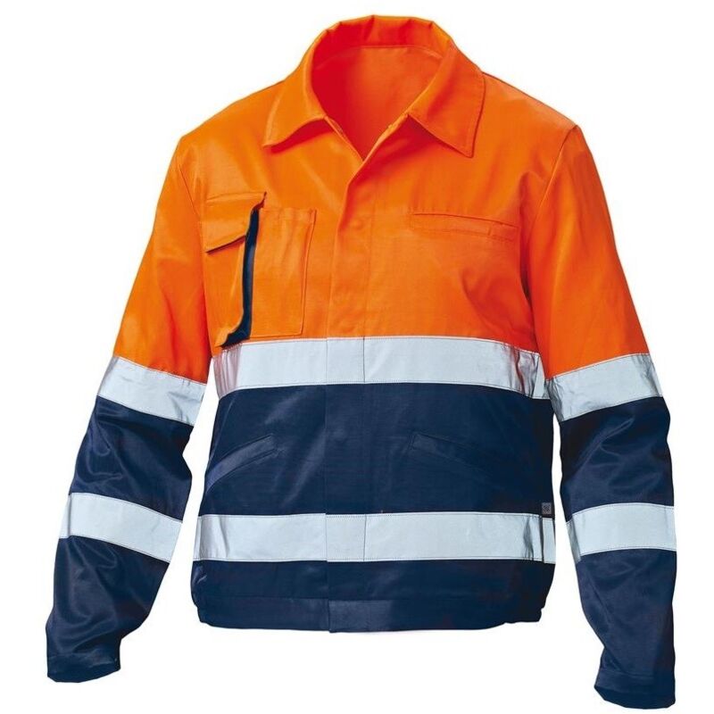 foto del prodotto giacca alta visibilita estiva siggi arancio navy 3xl