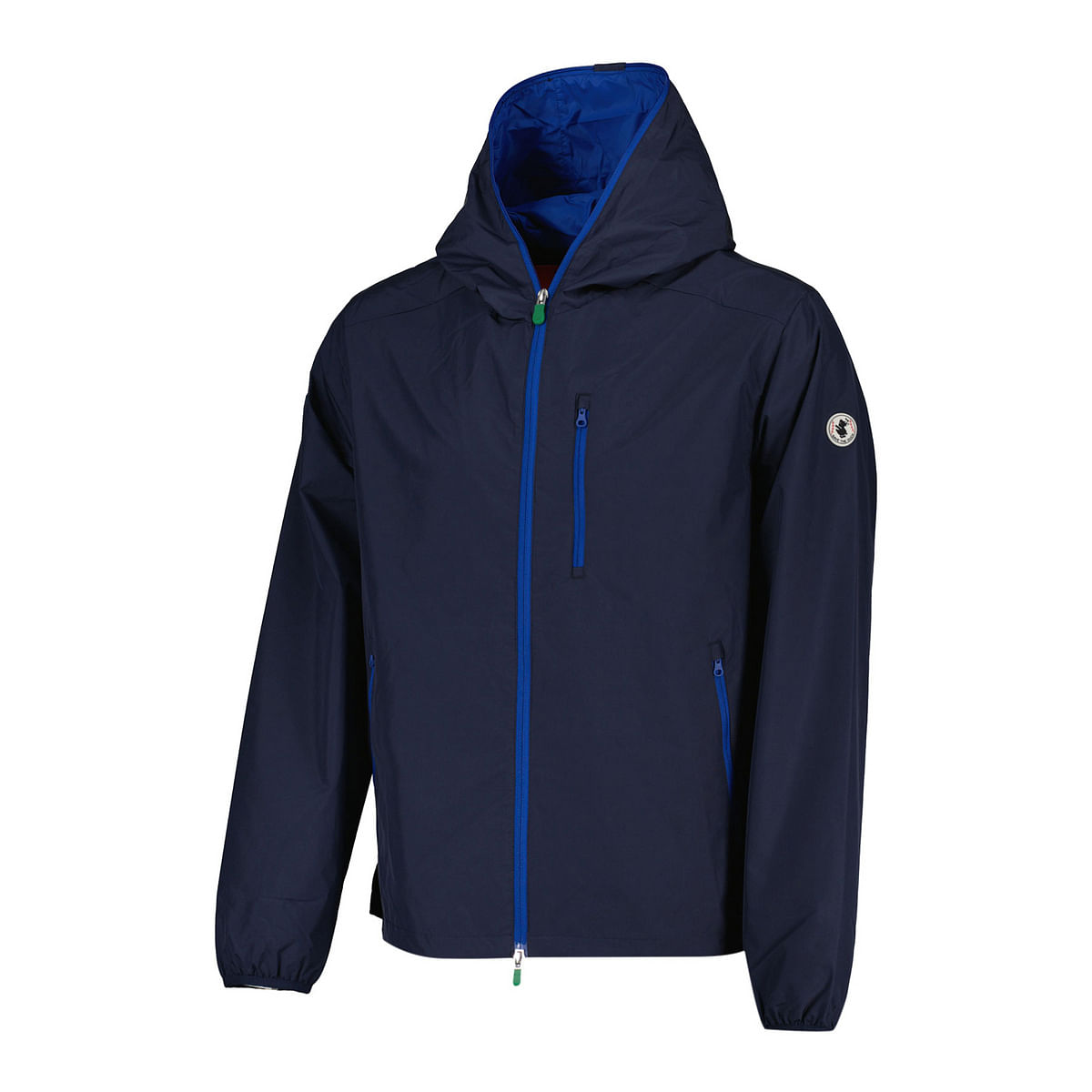 foto del prodotto giacca cappuccio zip contrasto david