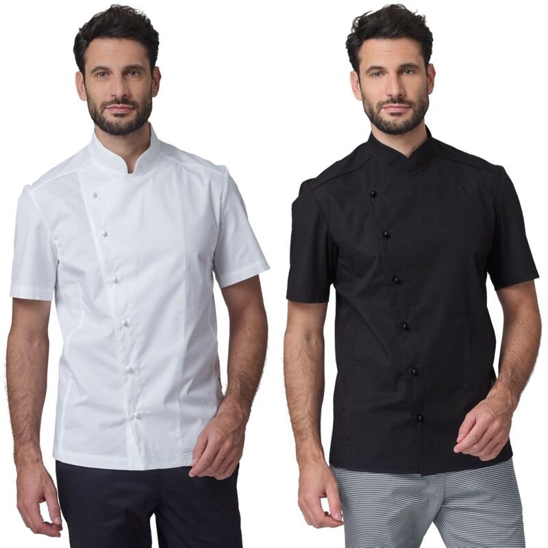 foto del prodotto giacca chef manica corta siggi nick m nero
