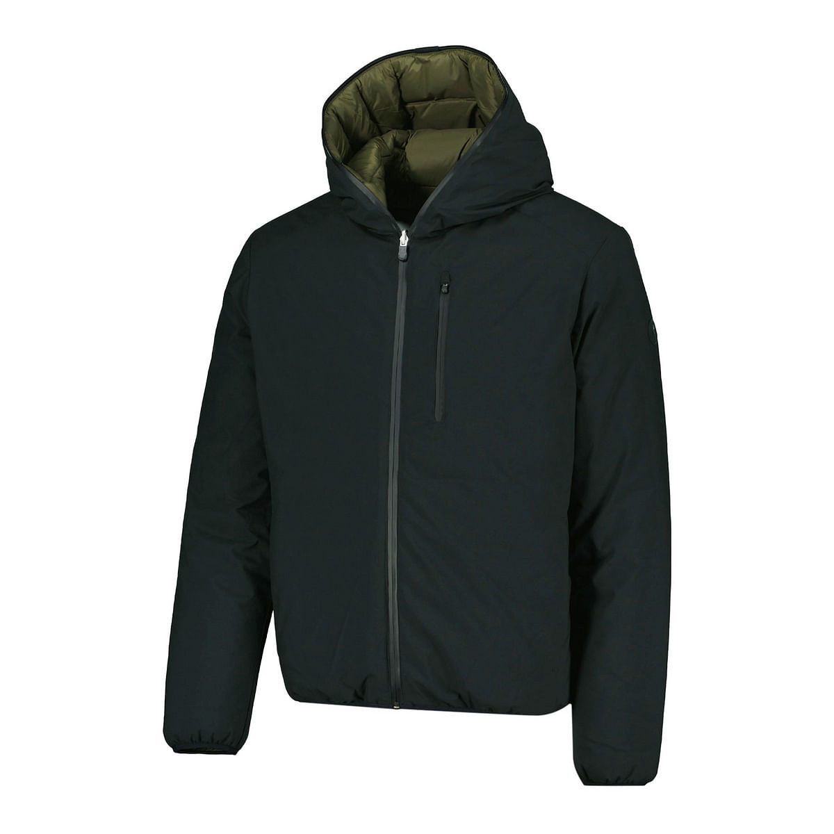 foto del prodotto giacca con cappuccio reversibile ezra