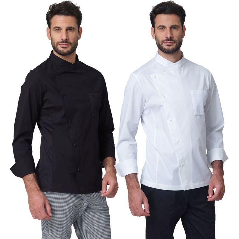 foto del prodotto giacca da chef siggi richard m nero